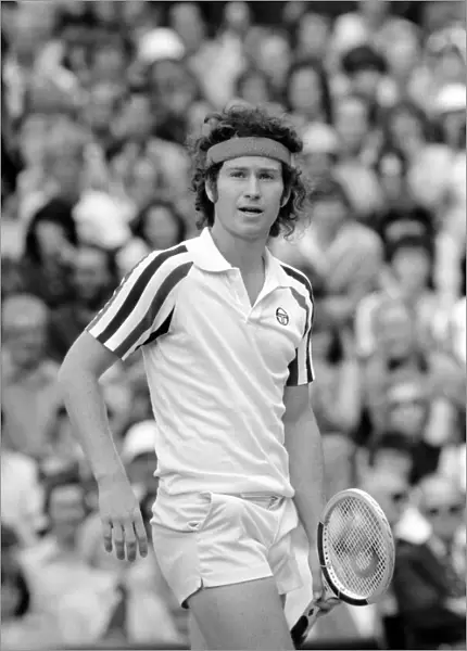 Wimbledon 1980: Mens Finals: Bjorn Borg v. John McEnroe. July 1980 80-3479-005