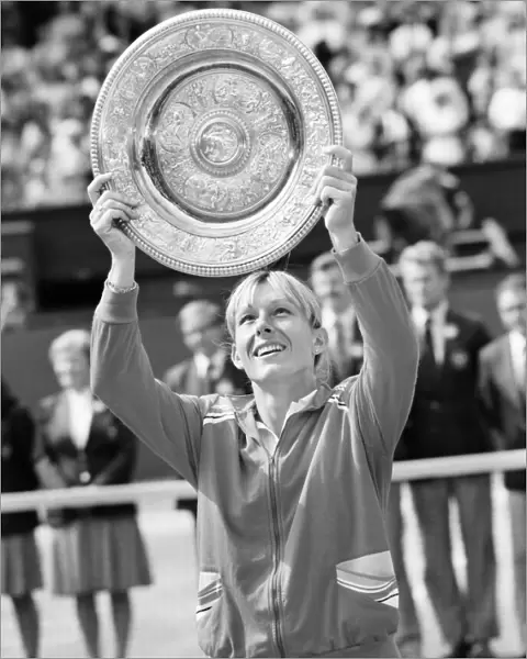 Wimbledon Tennis 1982: 12th Day: Womenes Final: Navratilova vs. Lloyd