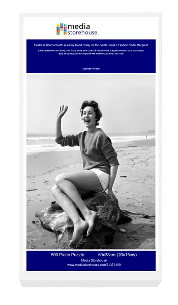 Easter at Bournemouth: A sunny Good Friday on the South Coast e Fashion model Margaret