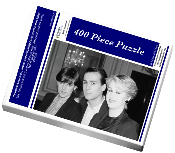 The Human League-(l-r) Joanne Catherall, Philip Oakey and Susanne Sulley