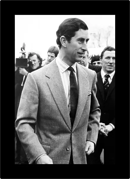 Prince Charles, The Prince of Wales during his visit to the North East 27 November 1979