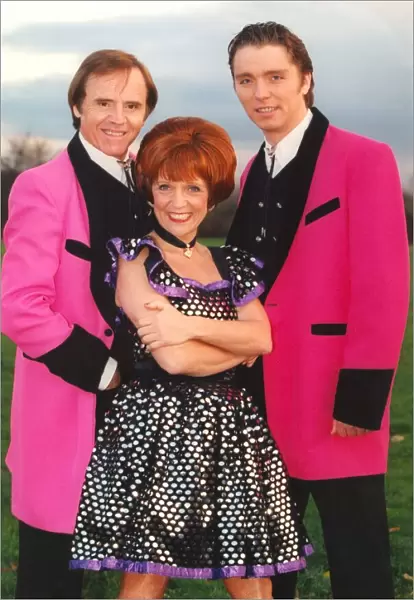 Leah Bell, Johnny De Little (left) and Jason King in Rock, Roll and Remember show