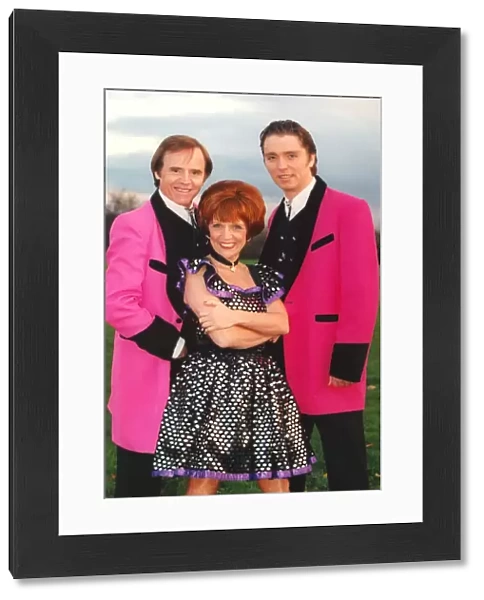 Leah Bell, Johnny De Little (left) and Jason King in Rock, Roll and Remember show
