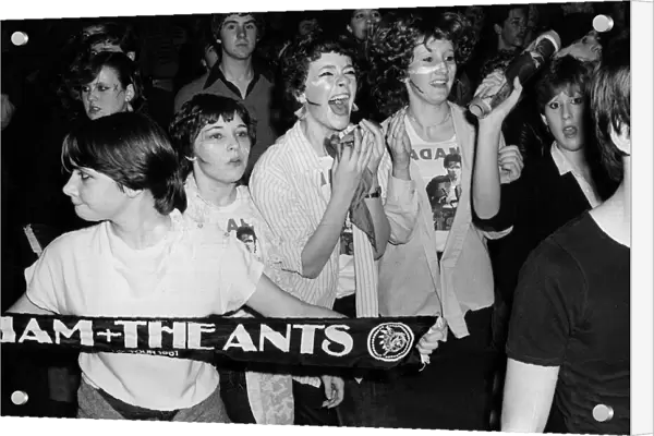 Antmania in London fans of Adam Ant pop singer 1981