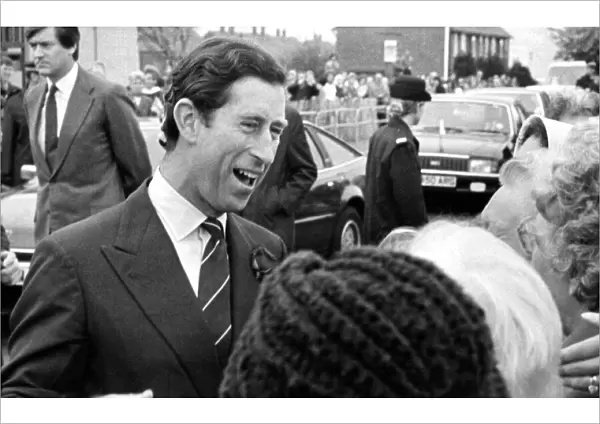 Prince Charles, The Prince of Wales during his visit to the North East 22 May 1985 - The