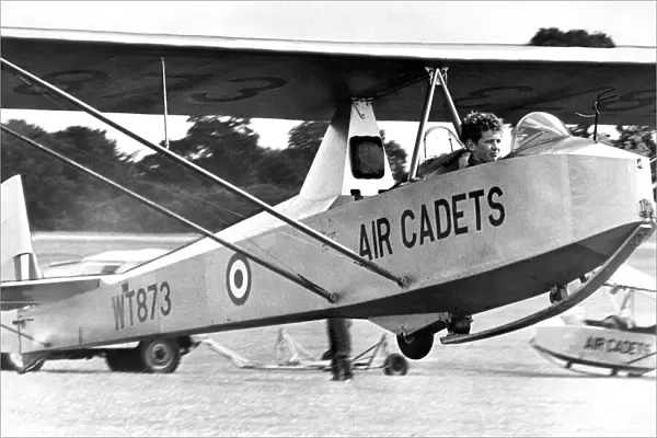 The RAF gave Michael Browely a special sixteenth birthday present - his first solo flight
