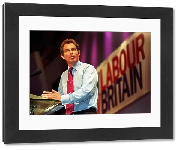 Tony Blair Prime Minister during a Question and Answer session at the Labour Party
