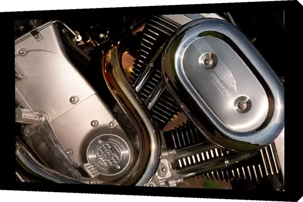 Harley Davidson motorbike June 1998 engine