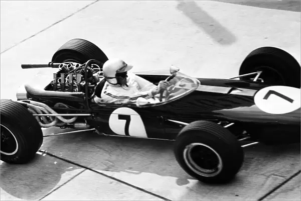 Monaco Grand Prix practice 1966. 22nd May 1966. Jack Brabham