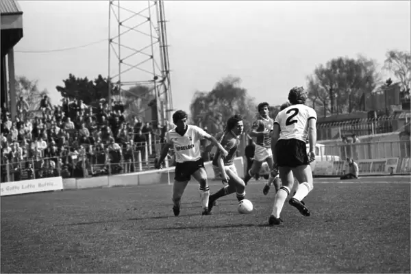 Wrexham 0 v. Barnsley 0. April 1982 MF06-34-039 Local Caption Division 2 Football