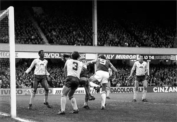 Division 1 football. West Ham United 3 v. Arsenal 1. December 1983 LF14-33-022