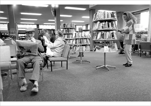 A typical scene from a North East Library in October 1993