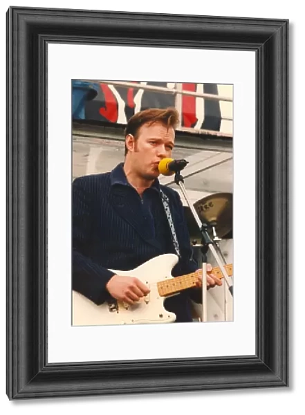 Singer Edwin Collins at the Radio One Road Show 19 July 1995