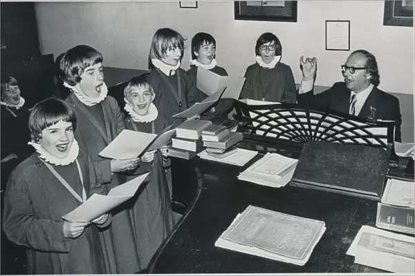 Lib - The boys of the Newcastle Cathedral Choristers on July 17, 1974