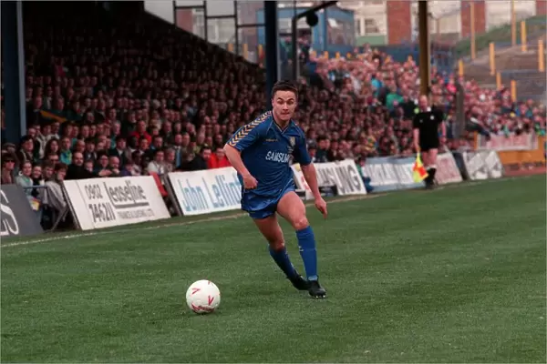 English League Division One match Wimbledon v Everton Dennis Wise of