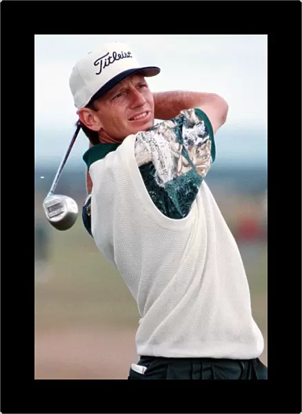 Brad Faxon at the British Open Golf Championship 1995, on the 18th green at St