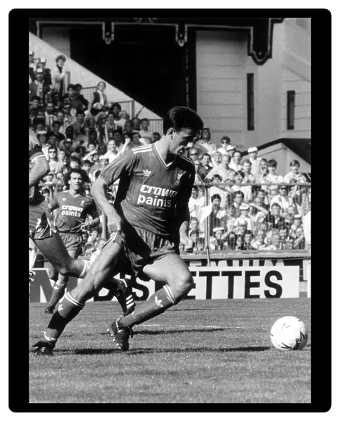 Ian Rush Football player Aug 1986 Everton v Liverpool at Goodison Park