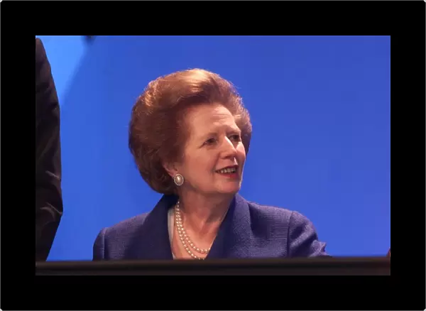 Margaret Thatcher ex Conservative Party leader OCT 1999 at their Conference 1999