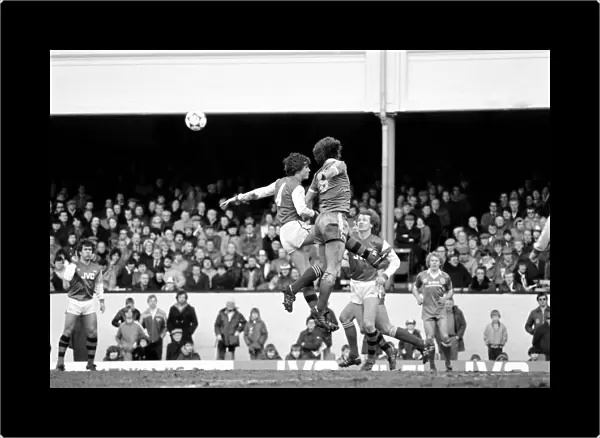 Division 1 football. Arsenal 3 v. Brighton and Hove Albion 1. February 1983 LF12-26-060