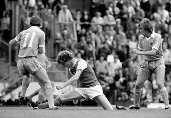 English Division 1. Arsenal 2 v. Stoke 0. September 1980 LF04-25-080