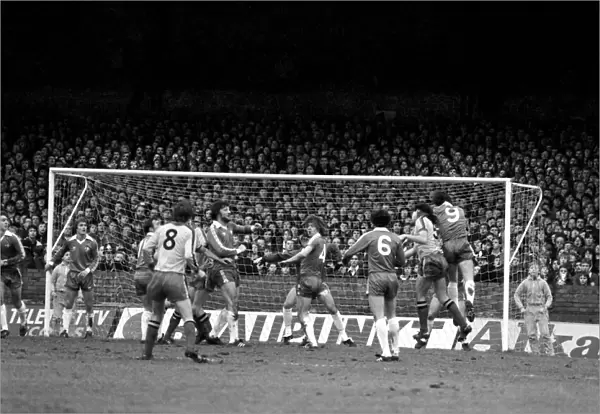 Watford 2 v. Chelsea 3. Division 2 football February 1980 LF01-23