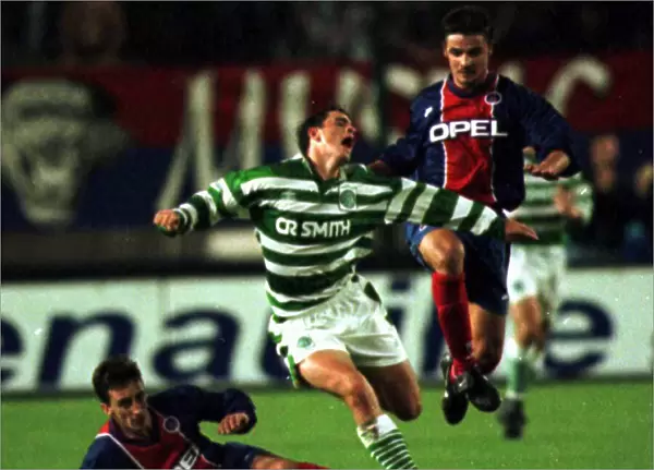 European Cup Winners Cup Second Round First Leg match at Parc Des Princes October 1995