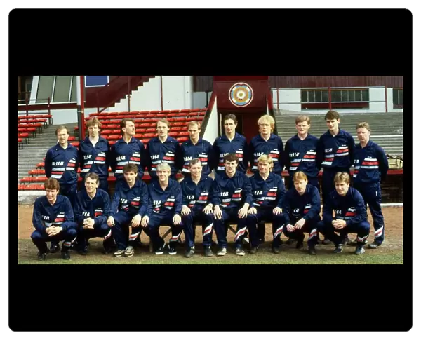 Hearts football team squad April 1986