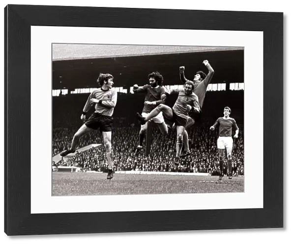 George Best Football Player - April 1971 in action with McAlle, Baily