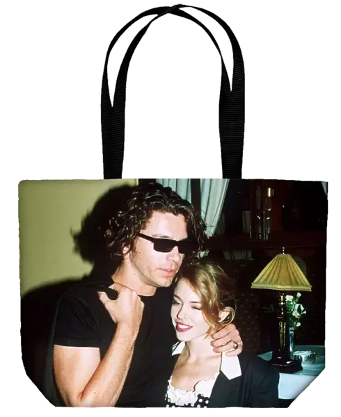 Kylie Minogue Pop Singer with Michael Hutchence