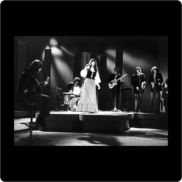 The Carpenters singing for a show on BBC TV, they are topping the charts with the song