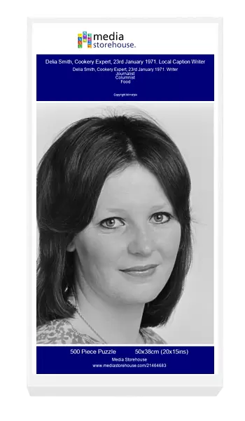Delia Smith, Cookery Expert, 23rd January 1971. Local Caption Writer