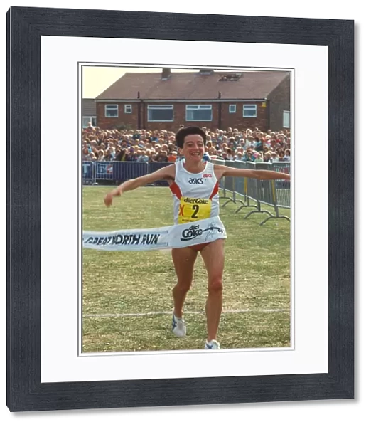 Lib - The Great North Run 16 September 1990 - Womens race winner Rosa Mota