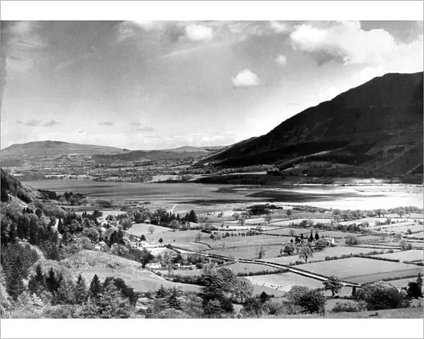 Lake District - Bassenthwaite Lake pictured from Whinlatter Pass 18 May 1966