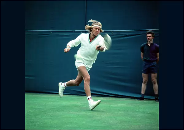 Bjorn Borg at Wimbledon 1975. Local Caption watscan - 19  /  04  /  2010