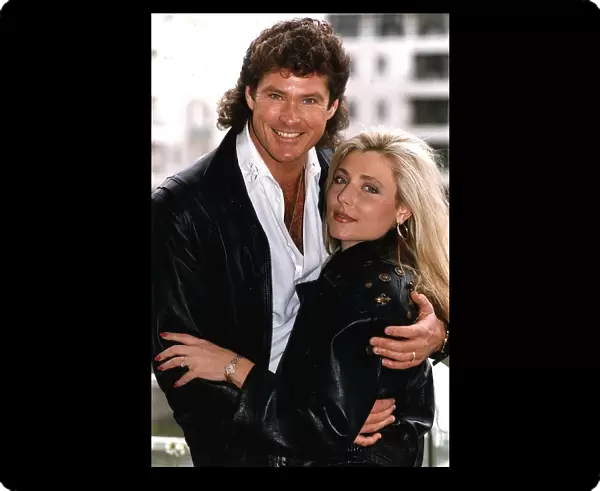 David Hasselhoff Actor who stars in the television programme Baywatch with wife
