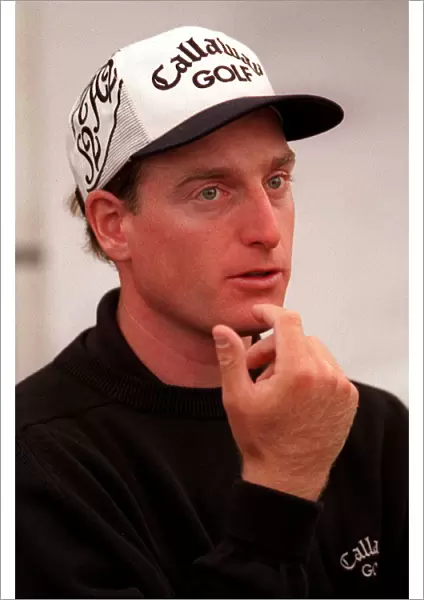 Jim Furyk at the Open Golf Championship Troon July 1997