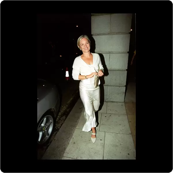 Mariella Frostrup TV Presenter June 1998 Arriving for a celebrity party at the Ritz