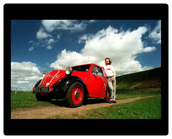 Robin Gray and his 1937 Fiat Topolino car May 1998 Me and My Motor