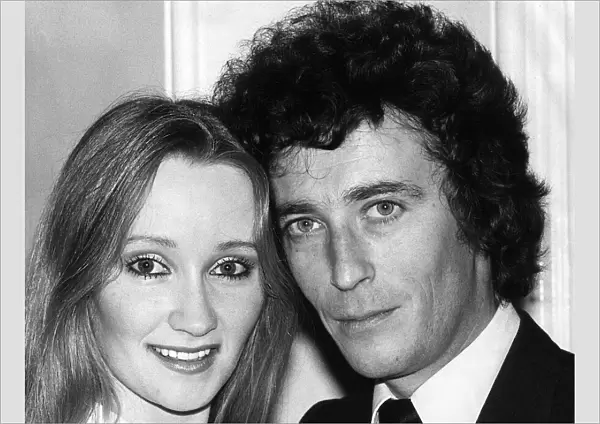 Robert Powell actor star of Jesus Christ Superstar with his leading Lady