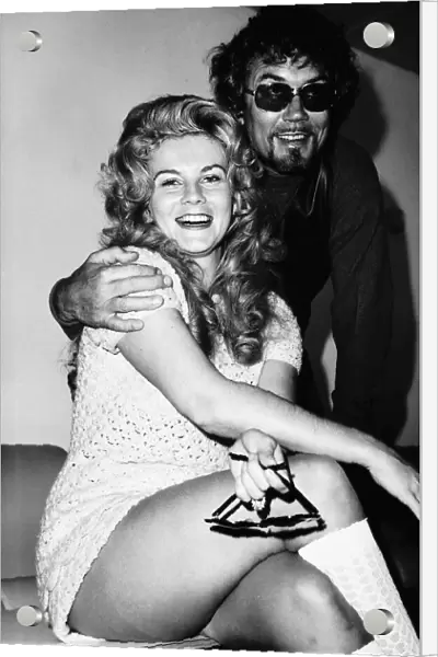 Ann Margret Actress with husband Roger Smith At Heathrow Airport