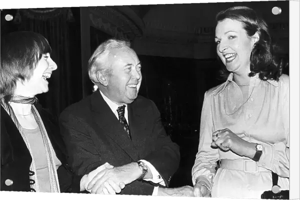 Harold Wilson with Gemma Jones the most promising new female actor of the year