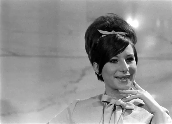 Barbra Streisand American actress and singer, Mar 1966 photographed in the Savoy Hotel in