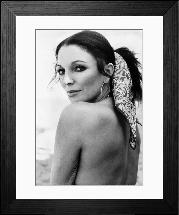 Framed Print : Joan Collins at 1977 Cannes Film Festival Print Framed Print : Joan Collins at 1977 Cannes Film Festival Print