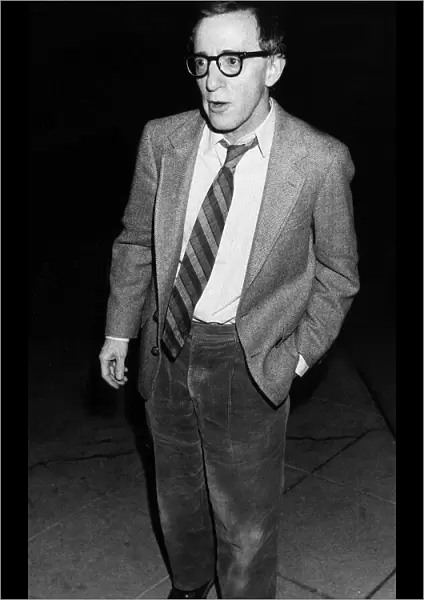 Woody Allen film director actor comedian March 1986 in New York City