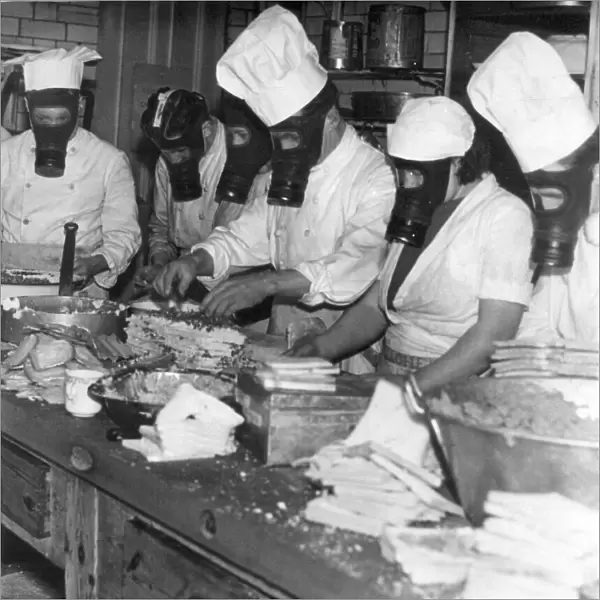 Members of the kitchen staff at the Royal Station Hotel