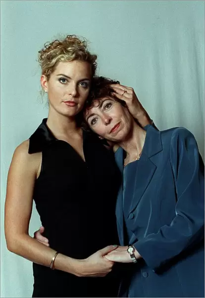 Tracy Shaw Actress September 98 Coronation Street actress with her mother