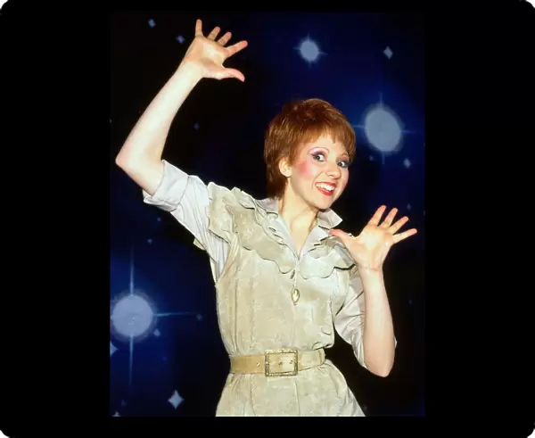 Bonnie Langford as Peter Pan in pantomime December 1985