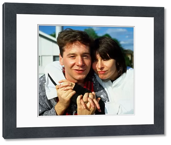 Jim Kerr with his wife Chrissie Hynde June 1984