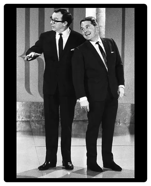 Morecambe And Wise Eric Morecambe Comedian & Ernie Wise Comedian on stage during a
