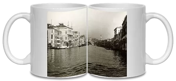 The Grand Canal with the Rialto Bridge in the background